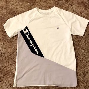 White champion sport shirt